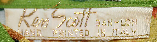 Shirt, Ken Scott (American, 1918–1980), nylon, American