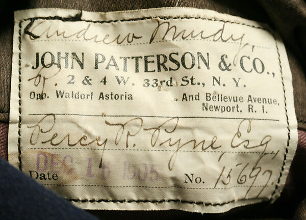 Livery, wool, American