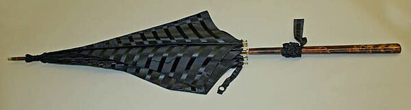 Parasol, silk, satin, American or European