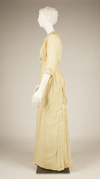 Dress, silk, French