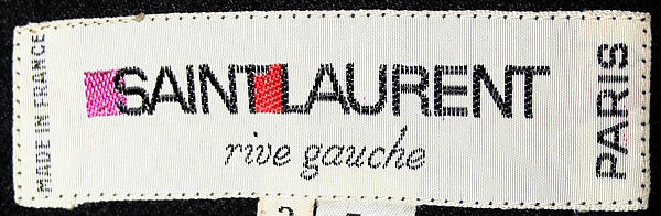 Suit, Yves Saint Laurent (French, founded 1961), wool, French