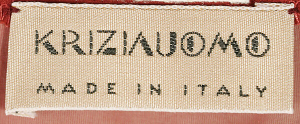 Ensemble, Krizia (Italian, founded 1954), silk, Italian