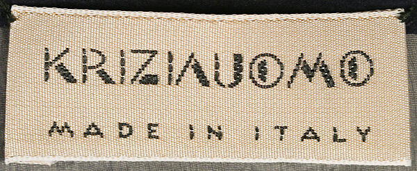 Ensemble, Krizia (Italian, founded 1954), silk, Italian