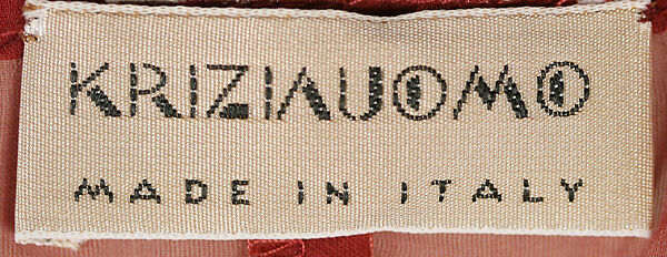 Ensemble, Krizia (Italian, founded 1954), silk, Italian