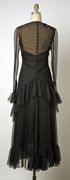 Evening dress, House of Chanel (French, founded 1910), silk, French