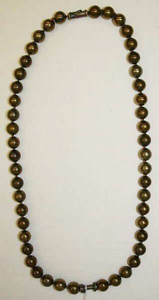 Necklace, Barry Kieselstein-Cord (American, born 1948), gold, pyrite, American