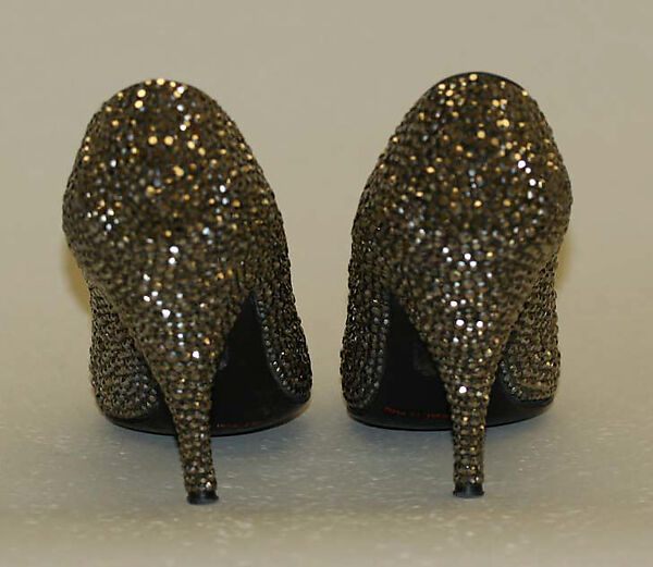 Pumps, Herbert Levine Inc. (American, founded 1949), glass, leather, American