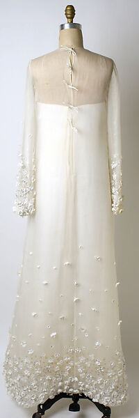 Wedding ensemble, Oscar de la Renta, LLC. (American, founded 1965), silk, glass, plastic, American