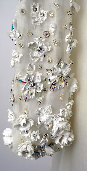 Wedding ensemble, Oscar de la Renta, LLC. (American, founded 1965), silk, glass, plastic, American