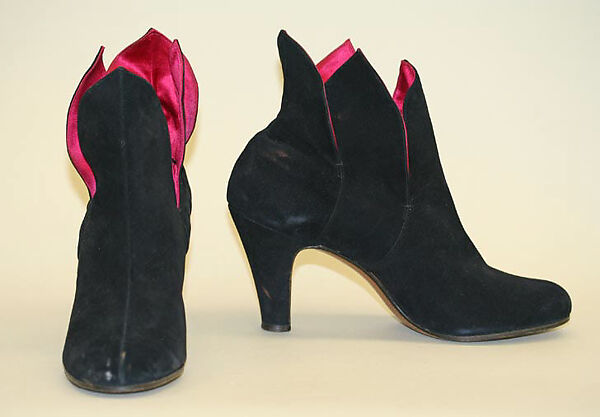 Boots, Salvatore Ferragamo (Italian, founded 1929), suede, Italian 