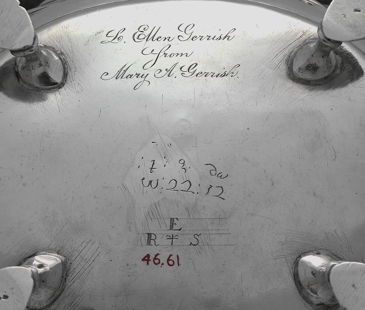 Sugar Box, Probably John Coney (1655/56–1722), Silver, American