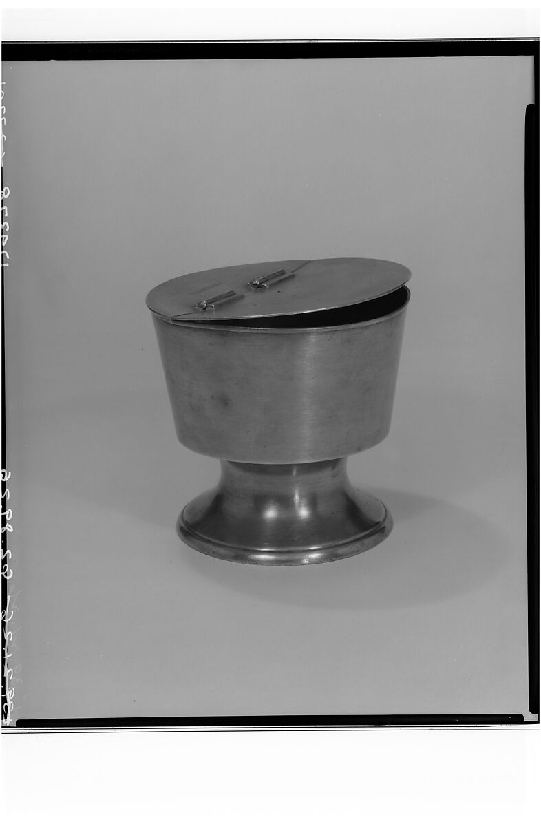 Sugar Box, George Richardson (1782–1848), Pewter, American 