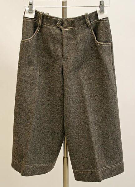 Shorts, Anne Klein (American, Brooklyn, New York 1923–1974 New York), wool, American 