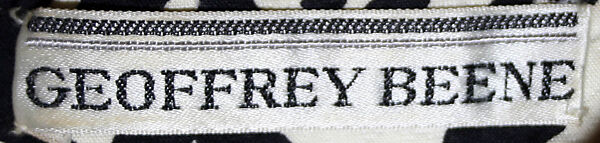 Dress, Geoffrey Beene (American, Haynesville, Louisiana 1927–2004 New York), cotton, American