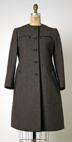 Coat, Geoffrey Beene (American, Haynesville, Louisiana 1927–2004 New York), wool, American 