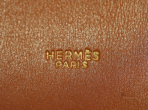 Belt, Hermès (French, founded 1837), leather, brass, French