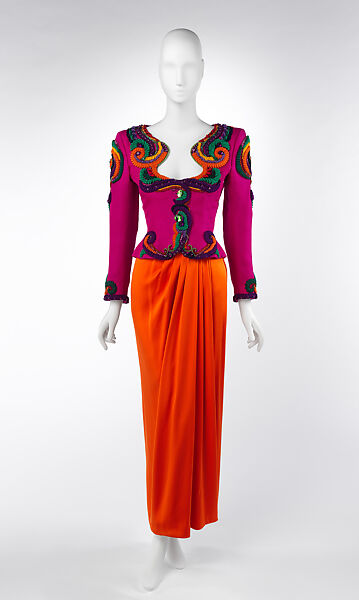 Evening ensemble, Yves Saint Laurent (French, founded 1961), [no medium available], French 
