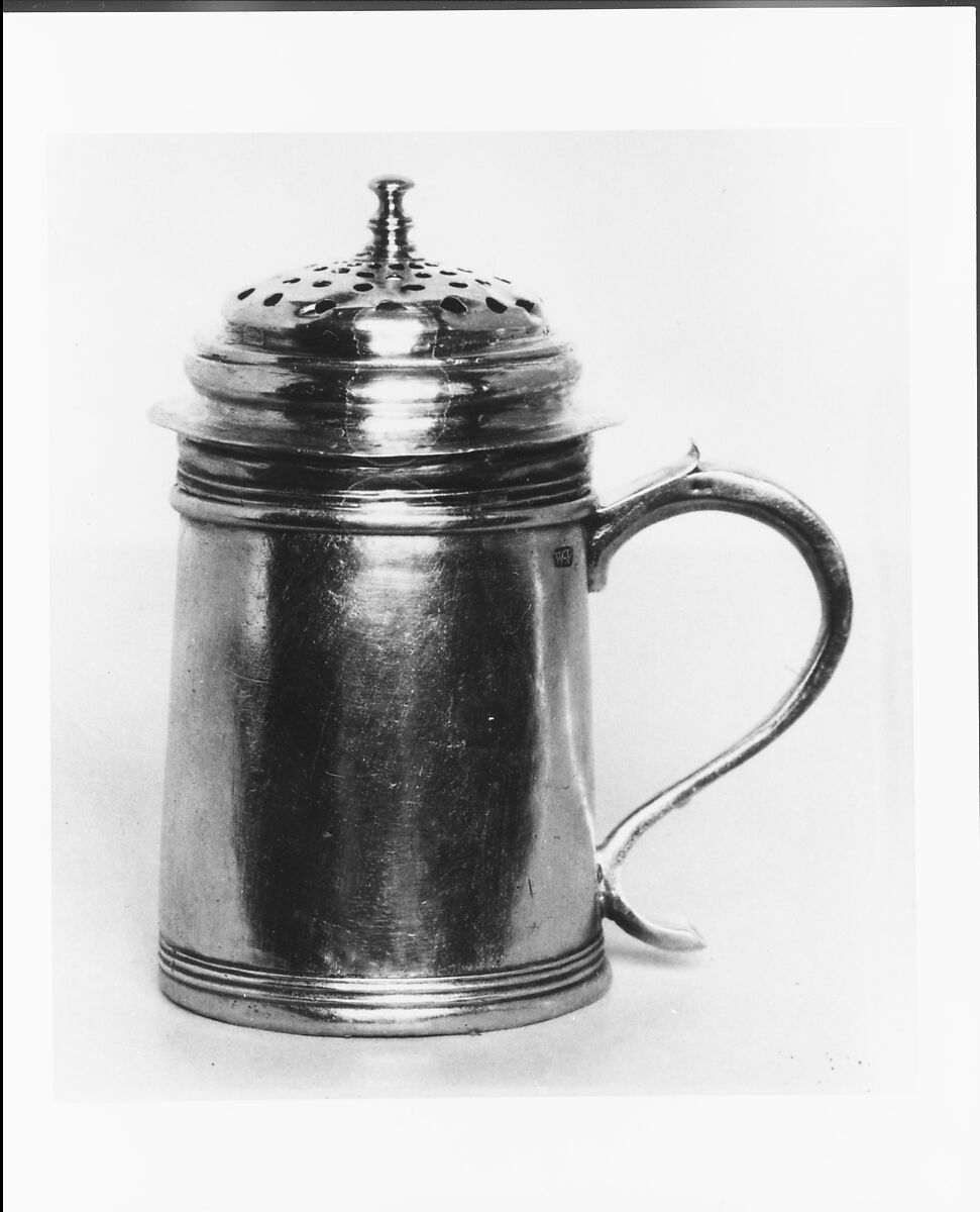 Pepper Box, William Pollard (1690–1740), Silver, American