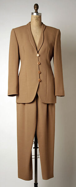 Suit, Giorgio Armani (Italian, founded 1974), wool, Italian 