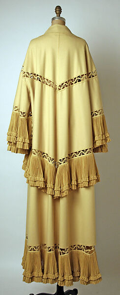 Evening ensemble, Chloé (French, founded 1952), wool, French