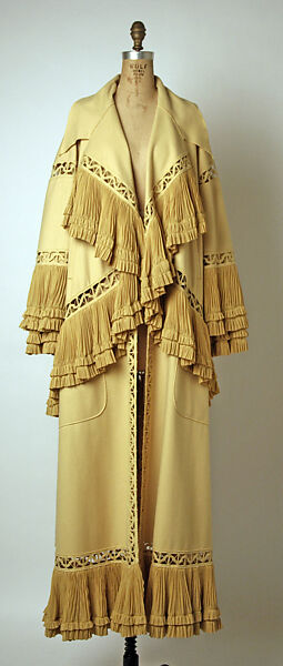 Evening ensemble, Chloé (French, founded 1952), wool, French 