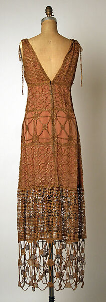 Evening ensemble, Chloé (French, founded 1952), metal, beads, French
