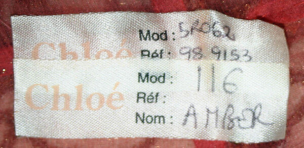 Evening ensemble, Chloé (French, founded 1952), metal, beads, French