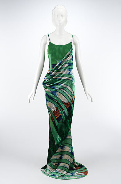 Evening ensemble, Chloé (French, founded 1952), synthetic fiber, French 