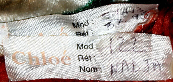 Evening ensemble, Chloé (French, founded 1952), synthetic fiber, French