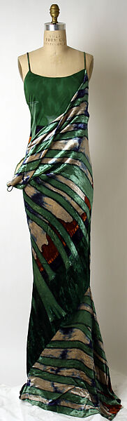 Evening ensemble, Chloé (French, founded 1952), synthetic fiber, French