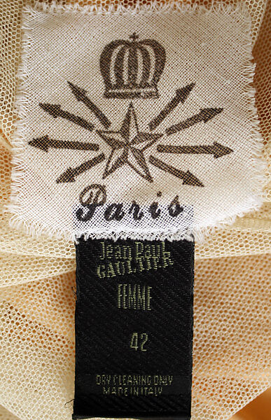 Dress, Jean Paul Gaultier (French, born 1952), cotton, French