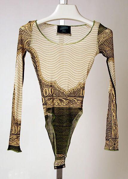 Bodysuit, Jean Paul Gaultier (French, born 1952), cotton, French 