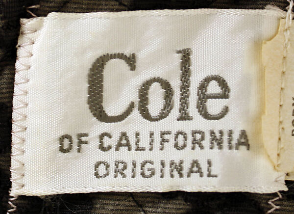 Maillot, Cole of California (American, founded 1923), synthetic fiber, American