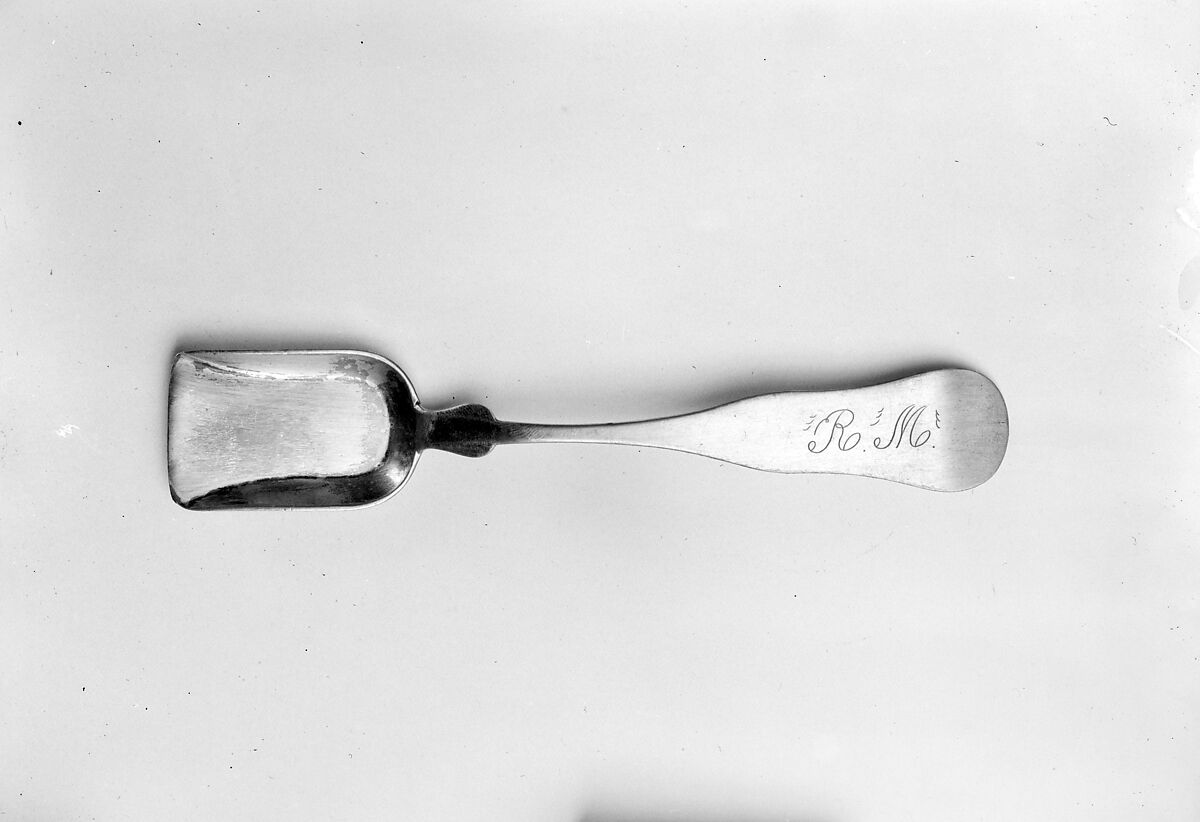 Sugar Shovel, H. M. Nichols (active ca. 1830–40), Silver, American 