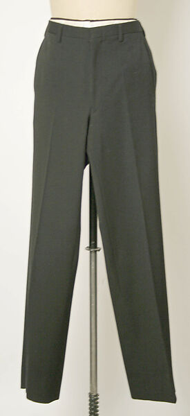 Tuxedo, Turnbull &amp; Asser (British, founded 1885), (a–c) wool; (d) elastic: (e, f) satin, British