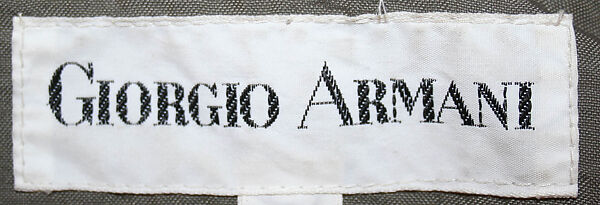 Trench coat, Giorgio Armani (Italian, founded 1974), synthetic fiber, Italian