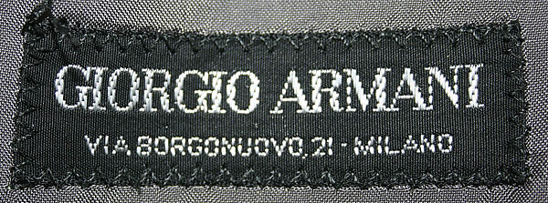 Ensemble, Giorgio Armani (Italian, founded 1974), (a, b) wool; (c) cotton; (d) silk; (e, f) synthetic fiber, European