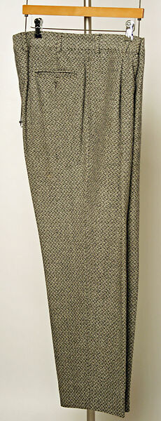 Ensemble, Giorgio Armani (Italian, founded 1974), (a, b) wool; (c) cotton; (d) silk; (e, f) synthetic fiber, European