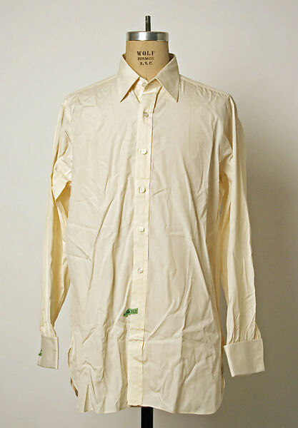 Ensemble, Giorgio Armani (Italian, founded 1974), (a, b) wool; (c) cotton; (d) silk; (e, f) synthetic fiber, European