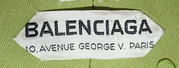 Evening dress, House of Balenciaga (French, founded 1937), silk, French