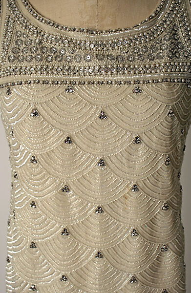 Evening dress, Mila Schön (Italian, born Yugoslavia, 1916–2008 Alessandria), nylon, glass, plastic, Italian