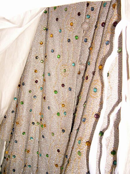 Ensemble, Mila Schön (Italian, born Yugoslavia, 1916–2008 Alessandria), Lurex, nylon, plastic, Italian