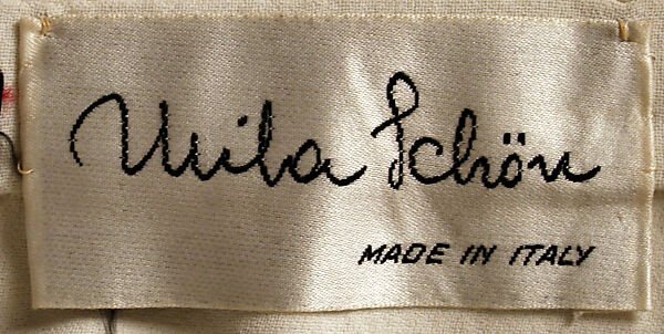 Ensemble, Mila Schön (Italian, born Yugoslavia, 1916–2008 Alessandria), silk, Italian