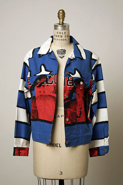 Jacket, Stephen Sprouse (American, 1953–2004), cotton, American 
