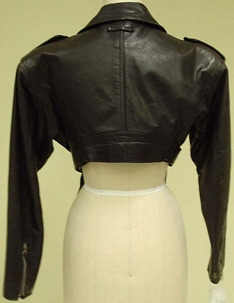 Jacket, Jean Paul Gaultier (French, born 1952), leather, French