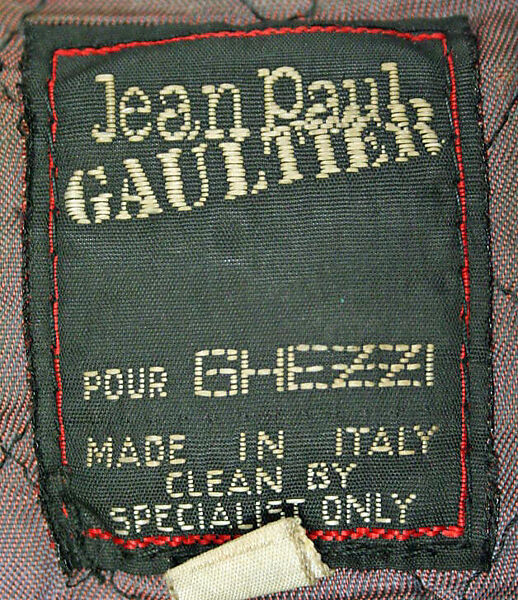 Jacket, Jean Paul Gaultier (French, born 1952), leather, French