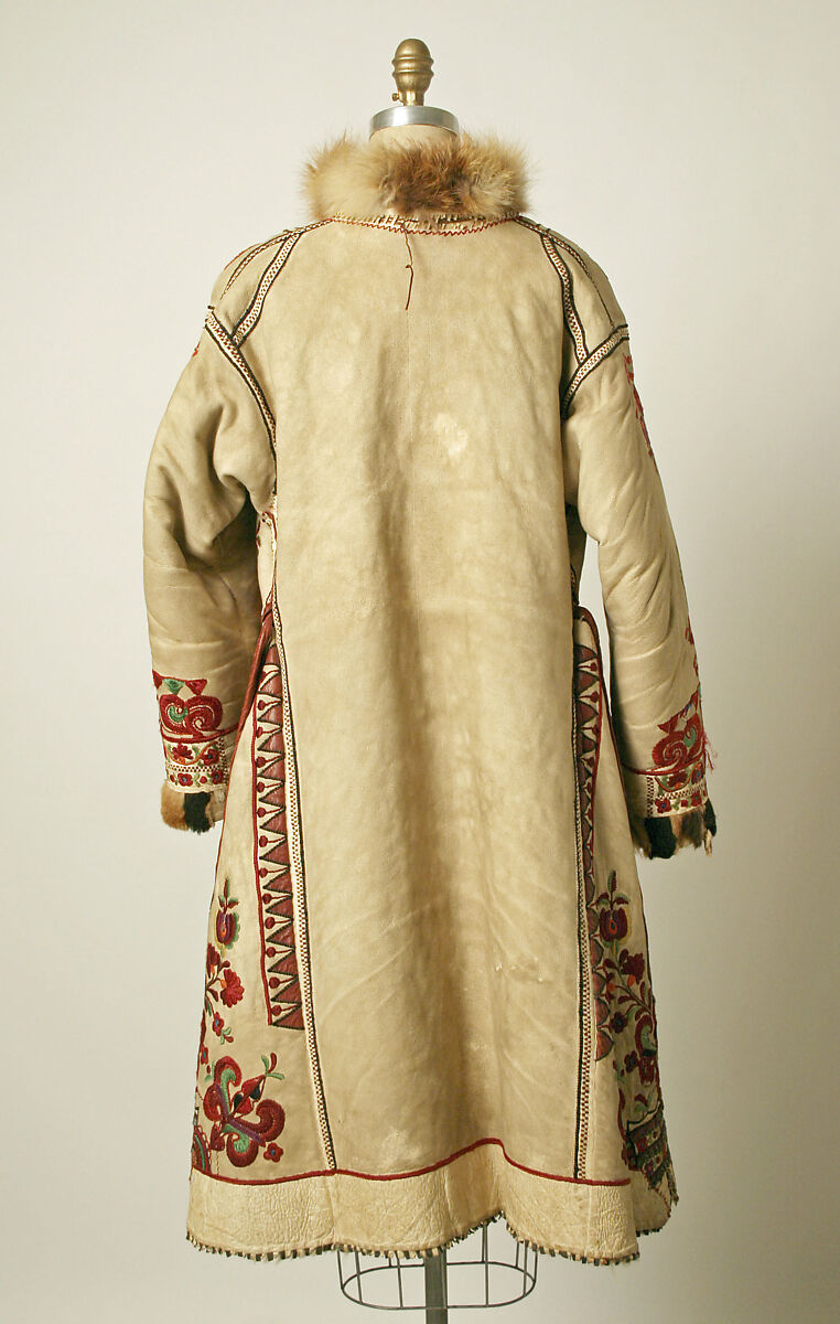Coat, leather, Romanian