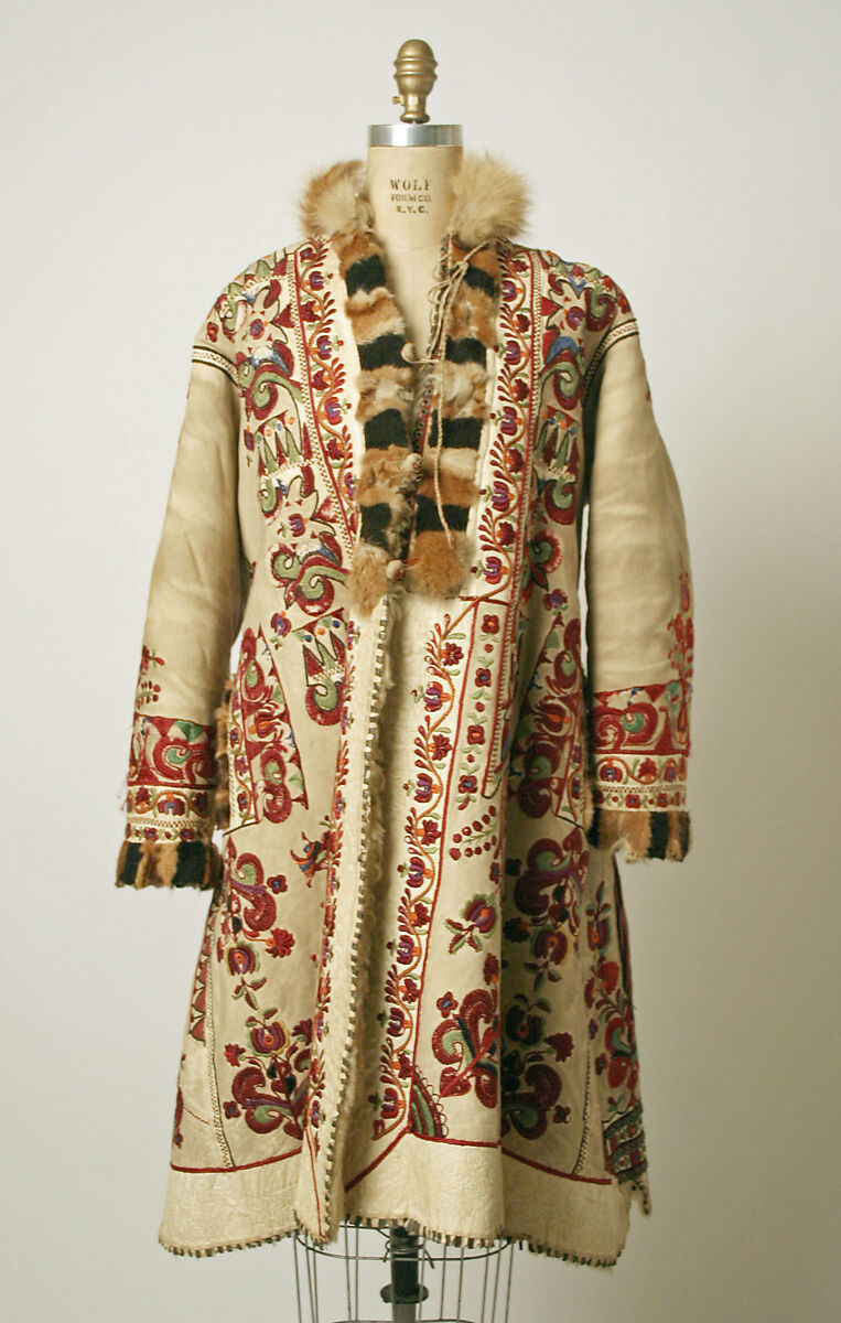 Coat, leather, Romanian 