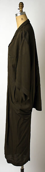 Dress, Yohji Yamamoto (Japanese, born Tokyo, 1943), rayon, Japanese