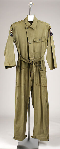 Military jumpsuit, cotton, American 